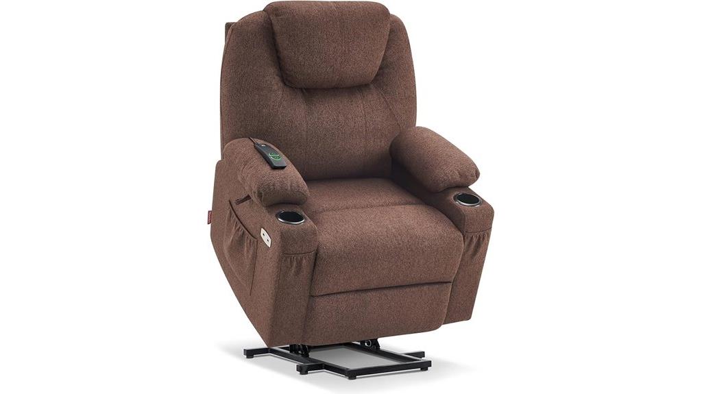 small recliner with massage