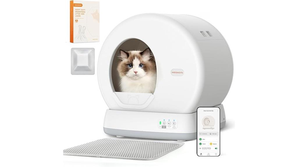 smart app controlled litter box