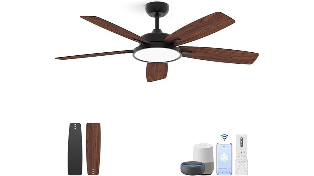 smart ceiling fan with light