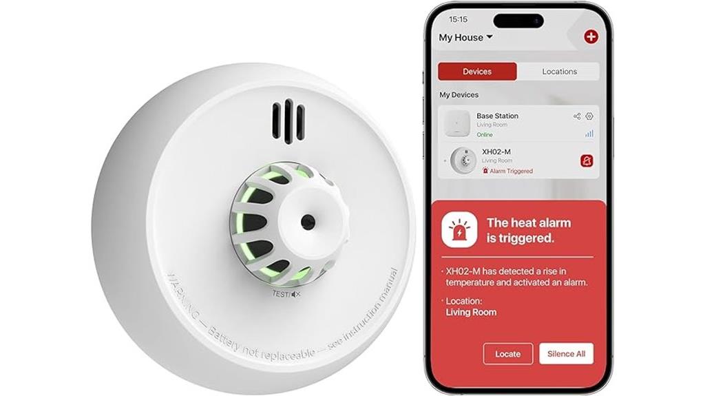 smart heat alarm xh02