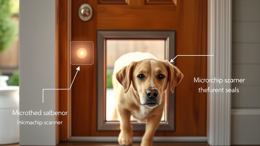 smart microchip dog doors