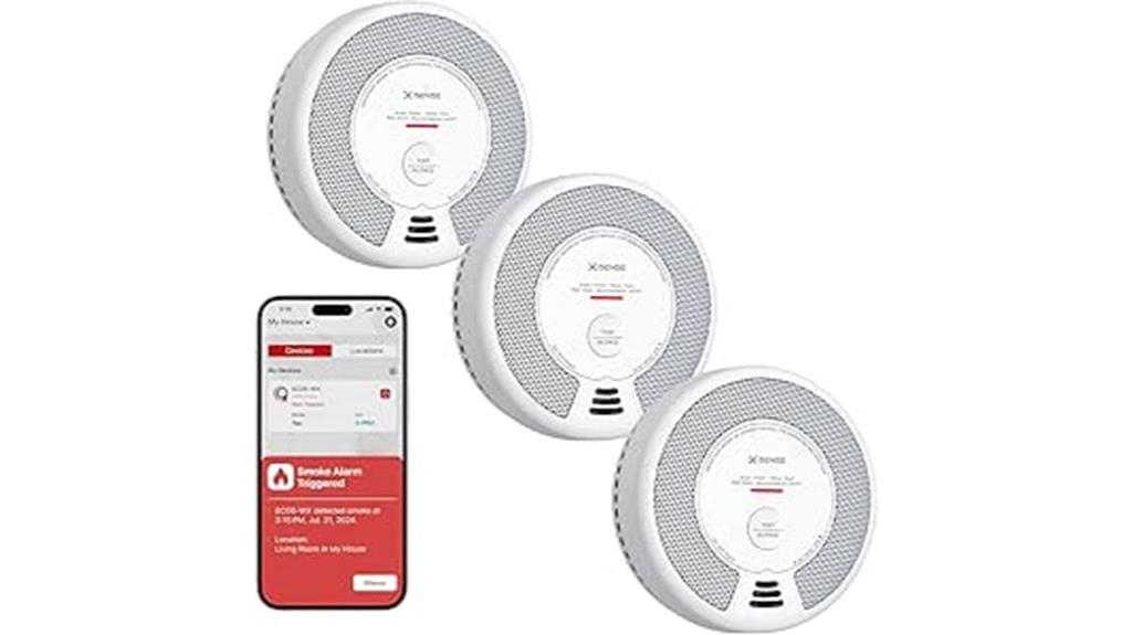 smart smoke co detector set