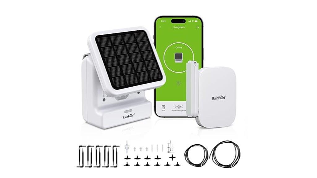 smart solar garden irrigation