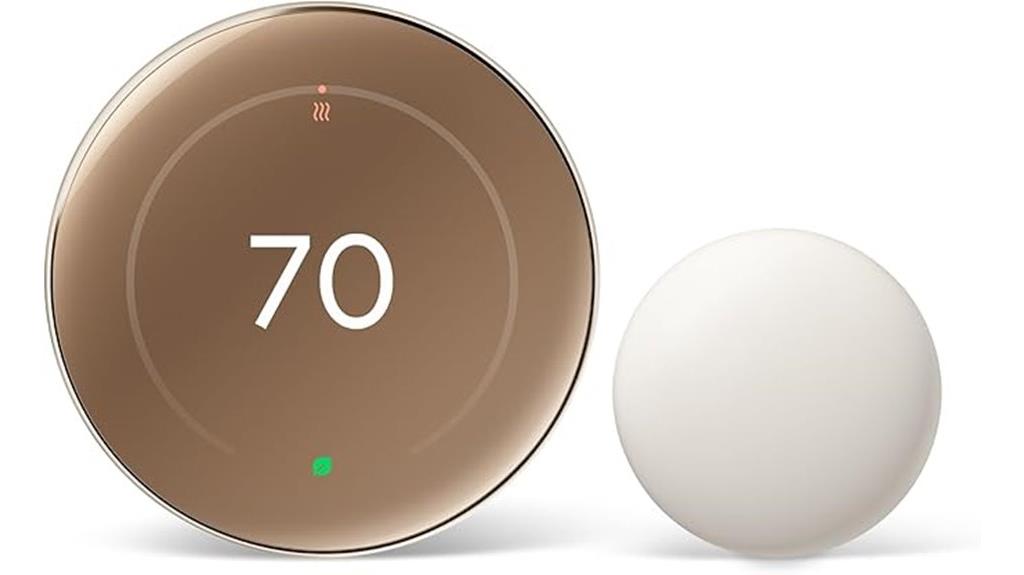 smart thermostat with sensor