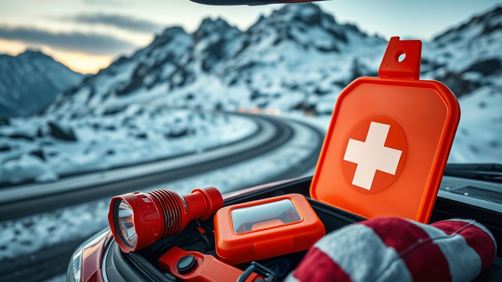 snow travel emergency kits