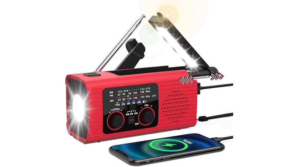 solar hand crank radio