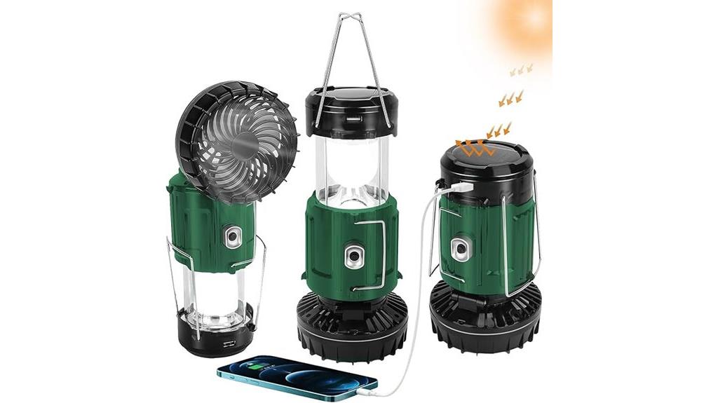 solar powered camping lantern