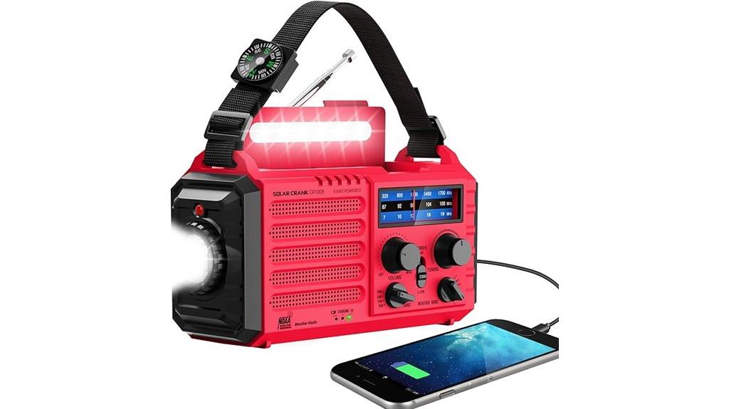 solar powered noaa alert radio