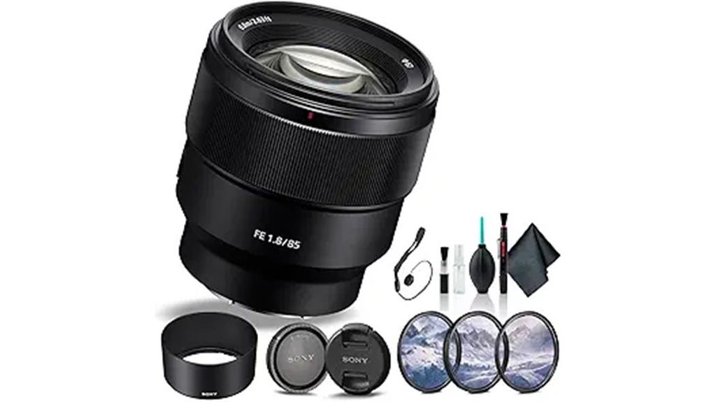 sony 85mm f1 8 lens bundle