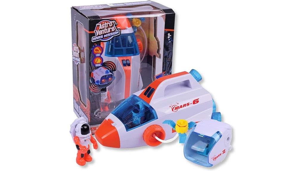 space shuttle toy with lights