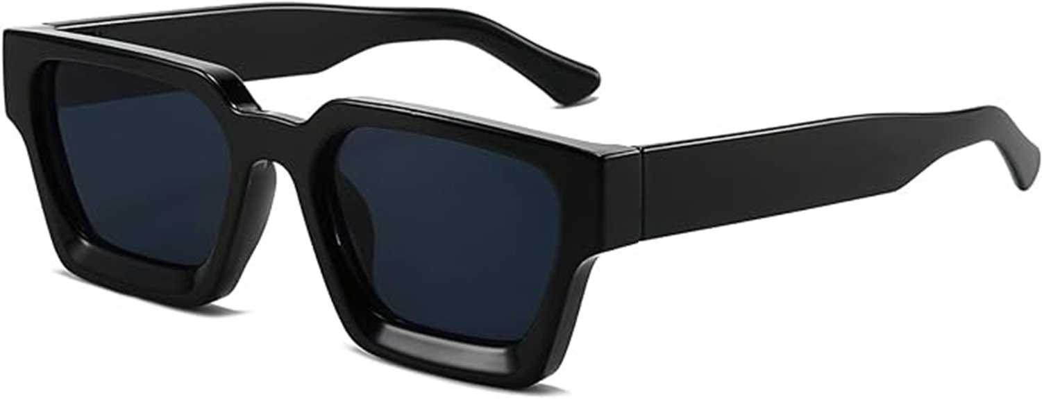 square unisex sunglasses