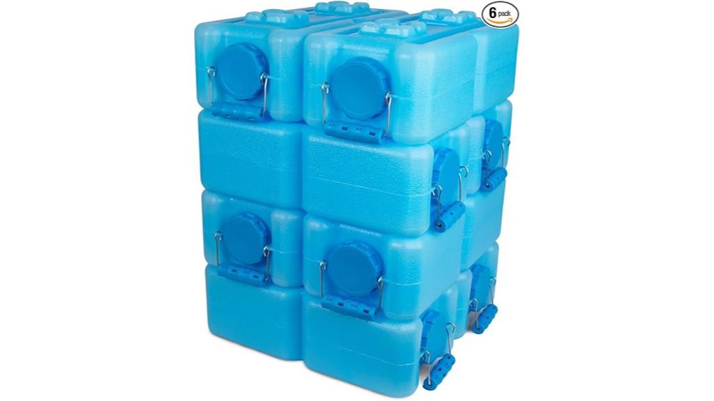 stackable water storage containers