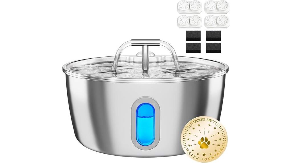 stainless steel 3 2l fountain