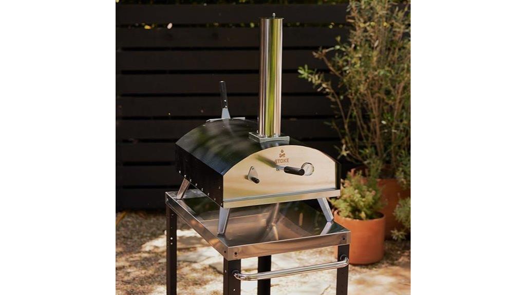 stoke 13 inch outdoor pizza oven