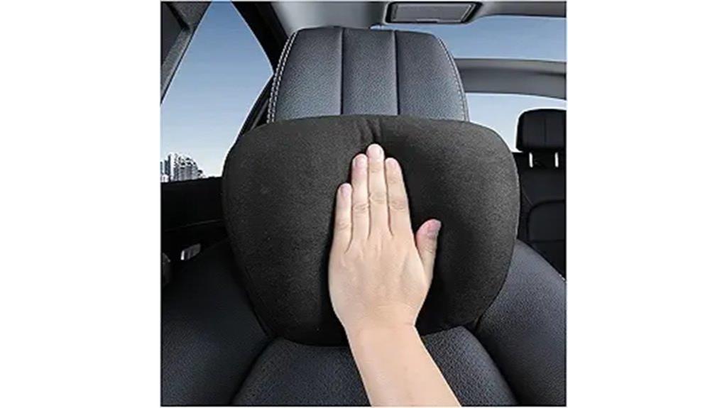 suede fabric car pillow