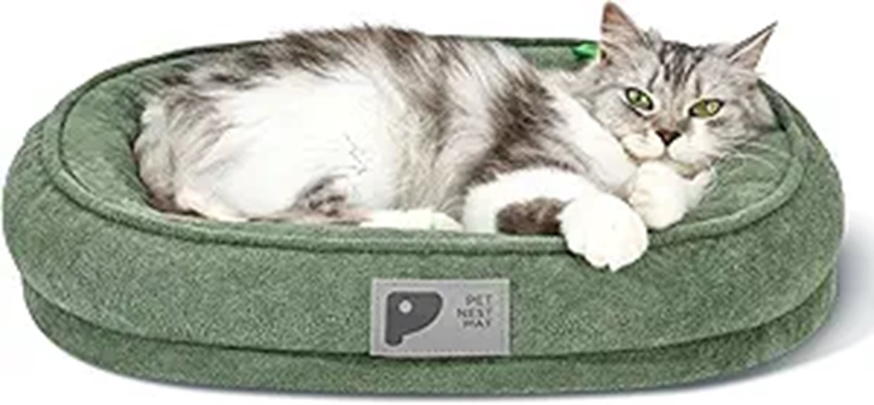 supportive pet bed for young