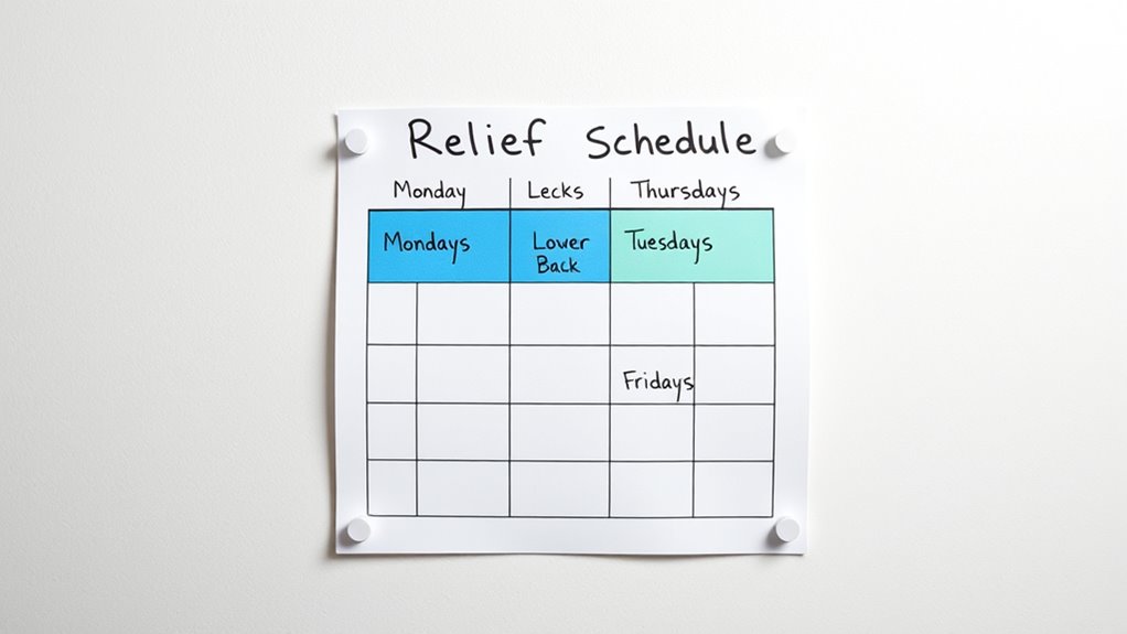 targeted physical therapy schedules