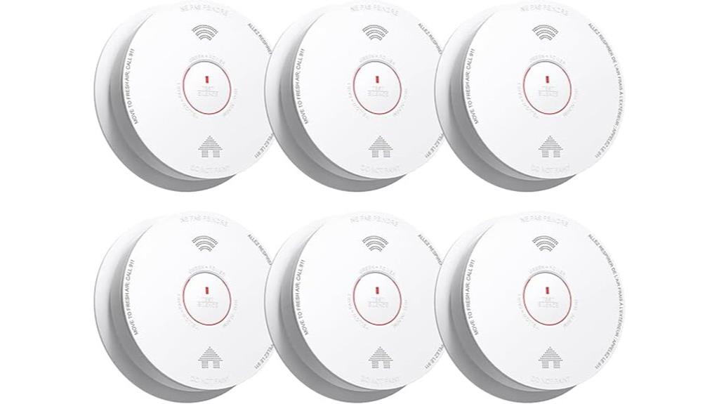 ten year battery smoke detectors