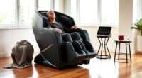 test massage chair comfort