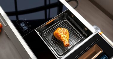 top air fry induction ranges