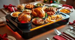 top electric warming trays