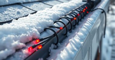 top gutter de icing cables