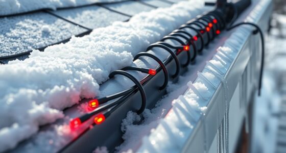 top gutter de icing cables