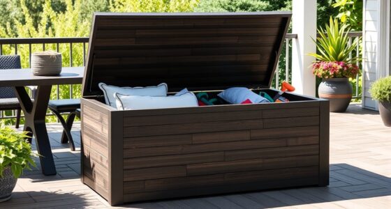 top heavy duty deck storage