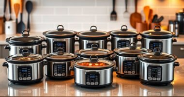 top lockable programmable slow cookers