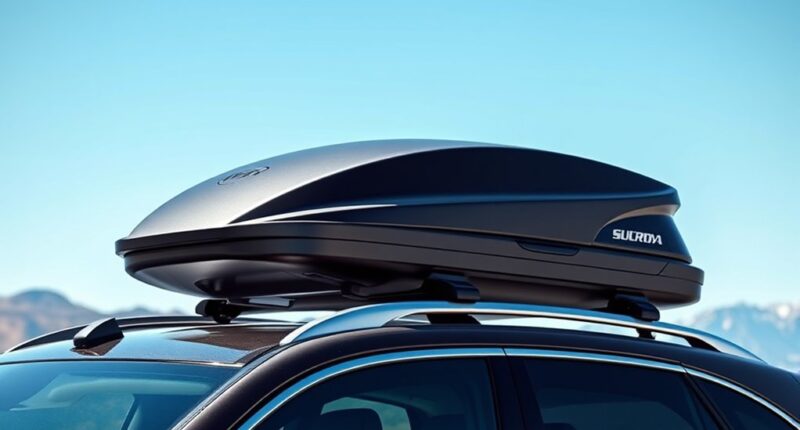 top luxury roof cargo boxes