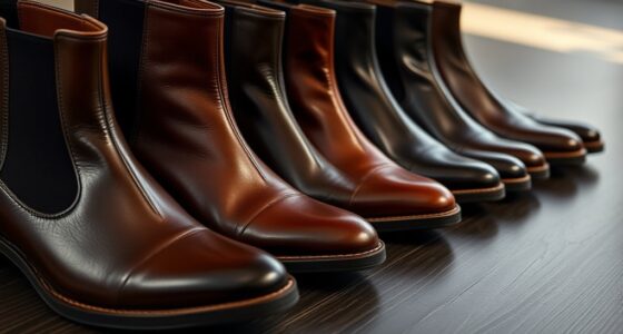 top men s leather chelsea boots