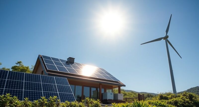 top off grid home power