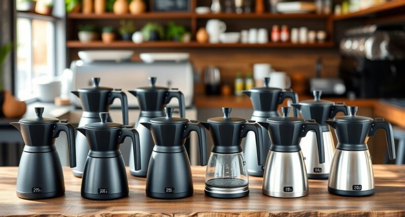 top pour over kettles