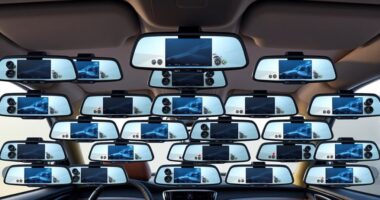 top rear view dash cam combos