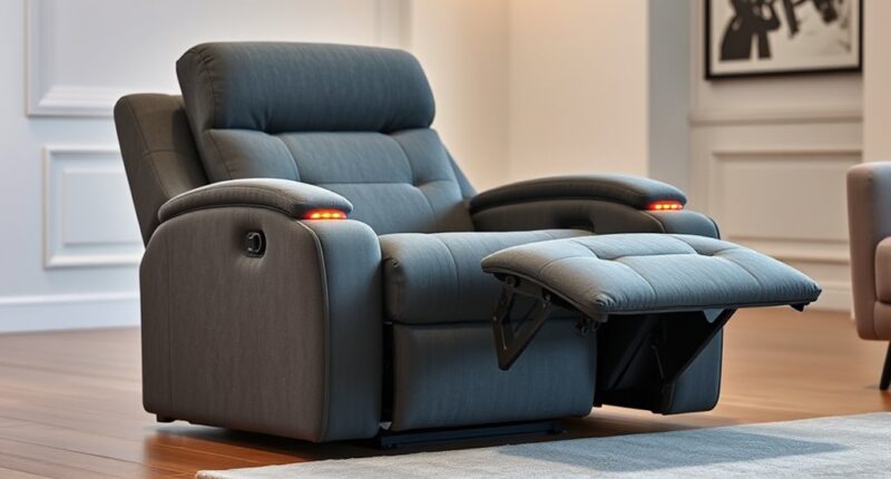 top small space recliners