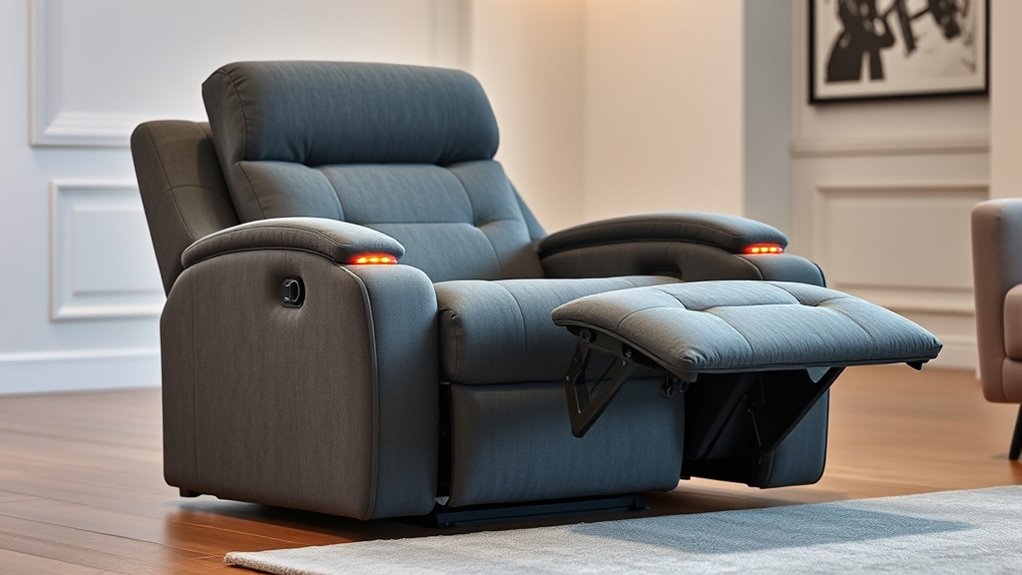 top small space recliners