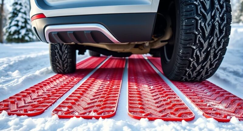 top snow traction mats