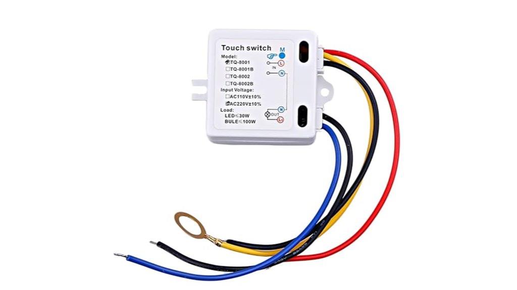 touch switch with surge absorber