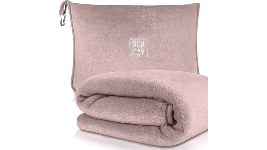 travel blanket with accessories