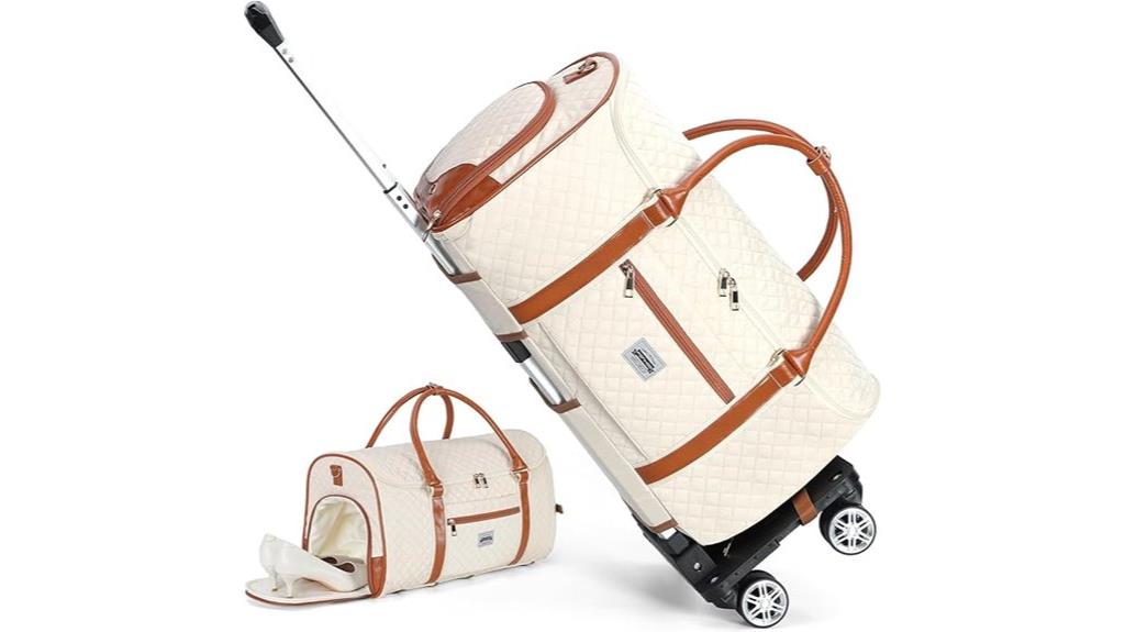 travel friendly rolling garment bags