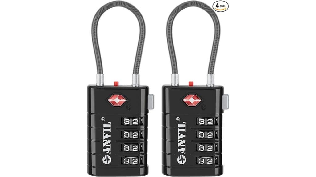 tsa approved luggage lock