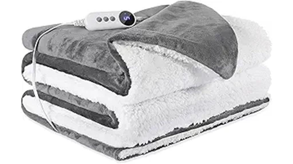 twin electric blanket with nine heat settings