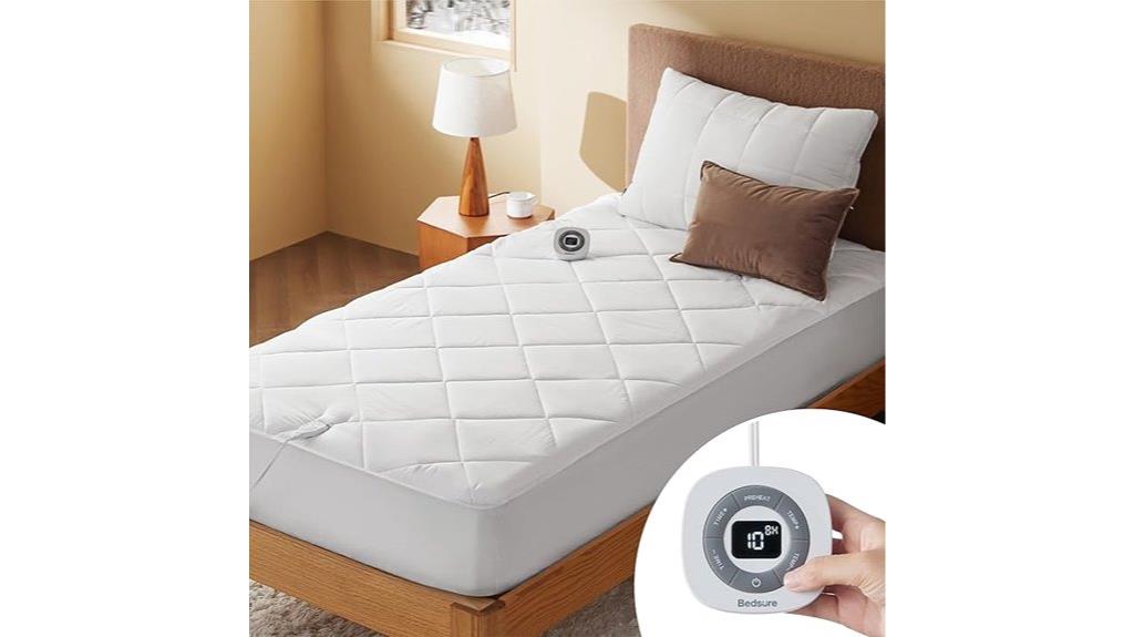 twin heated mattress pad