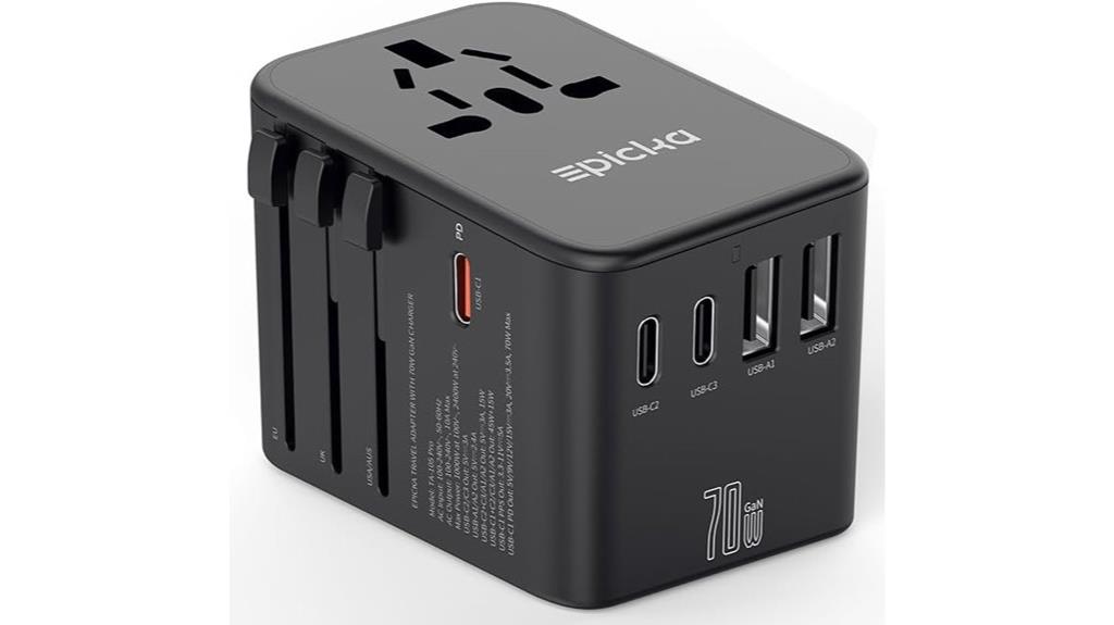 universal travel adapter fast charging