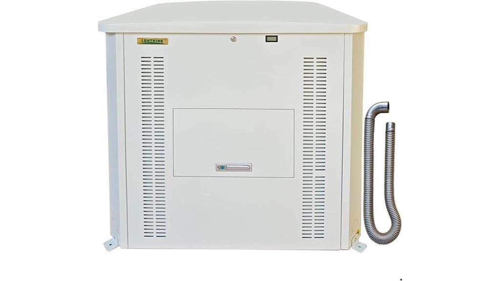 ventilated impact resistant generator enclosure