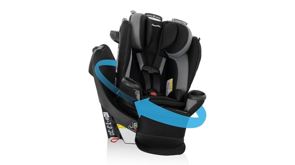 versatile 360 degree seat