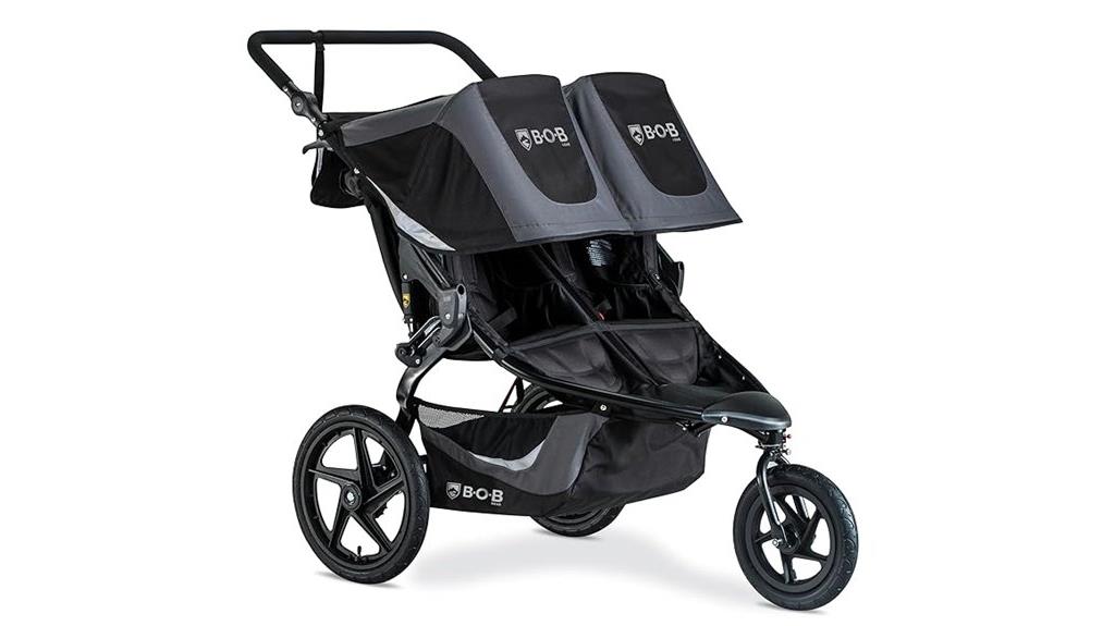versatile double jogging stroller