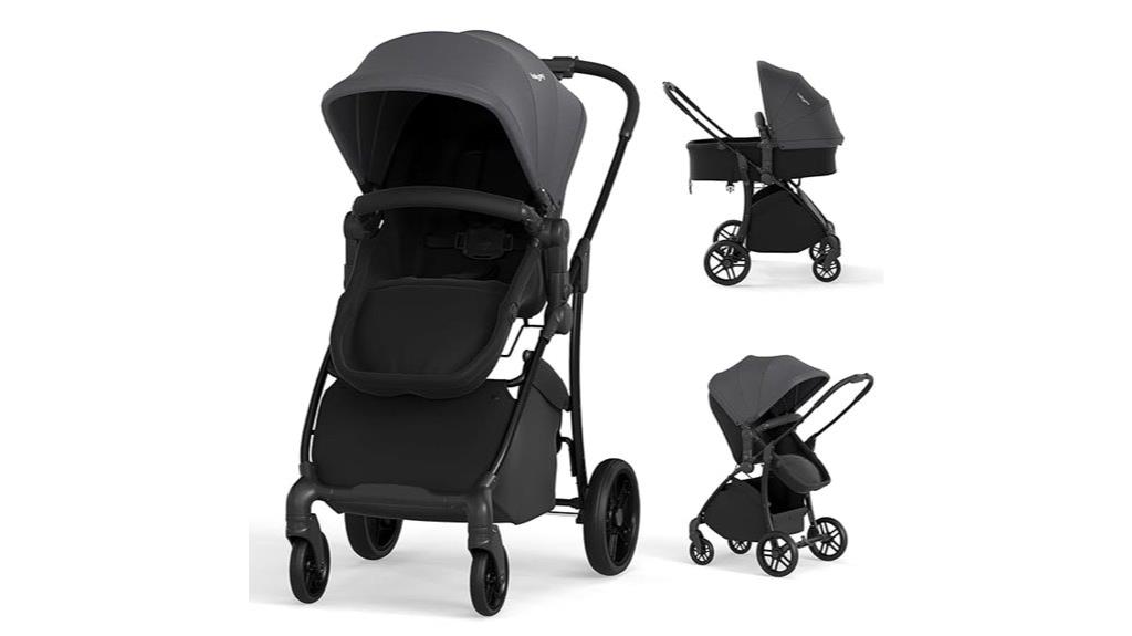 versatile reversible stroller canopy
