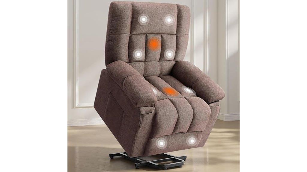 vibration heat recliner chair