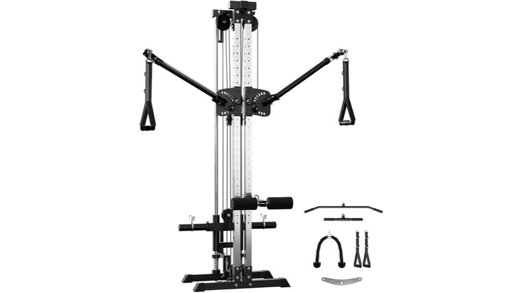 wall mounted cable workout equipment